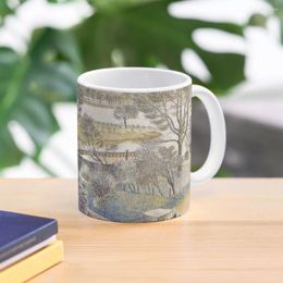 Mugs Ravilious - River Thames Chiswick Eyot Coffee Mug Cups Ceramic Large