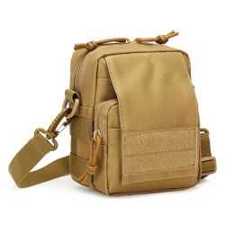 Bags EDC Tool Bag Mobile Phone Case Tactical Molle Pouch Shoulder Bag Waterproof Nylon Multifunction Casual Hunting Waist Bag