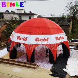 12mD (40ft) With blower large igloo inflatable spider tent,Trade show custom print fabric air canopy marquee gazebos tents