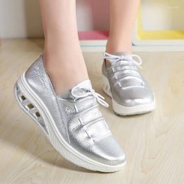 Casual Shoes High Quality Women Platform Fashion Sneakers Woman Loafers Height Increasing Non-slip Plus Size 42 Ladies