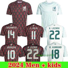 New 2024 2025 MexicoS soccer jerseys Mens kids 24 25 H. LOSANO CHICHARITO G DOS SANTOS C. VELA football jersey shirt uniform