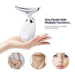 7 in 1 remove neck lines neck care instrument facial massage instrument import rejuvenation neck beauty instrument micro-current home colour light anti-aging tools