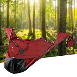 Hammocks Practical hanging hammock sturdy and durable with large capacity suitable for camping with multiple people Y240322