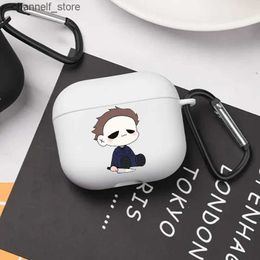 Earphone Accessories Michael Horror Movie Cute Cartoon Airpod Case Cool Earphone Cover for AirPods 2 3 Pro 2nd Generation Case Besties Gift IdeasY240322