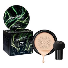 Creams CC Cream BB Air Cushion Foundation Mushroom Head Concealer Whitening Makeup Cosmetic Waterproof Brighten Face Base Tone