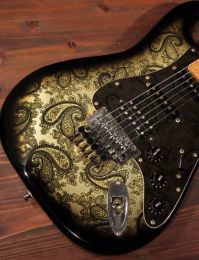 Guitar Custom 6string electric guitar, gold hardware, Floyd Rose Bridge