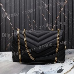 10A Original High Quality Women Tote Fashion Designer Luxury Handbags Purses LOULOU PUFFER CHAIN Bag Brand Classic Flip matte Leather Shoulder Bags Crossbody Bag