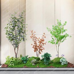 Decorative Flowers Fake Green Plant Living Room Decoration Floor Bionic Indoor Landscaping Atmosphere Tree