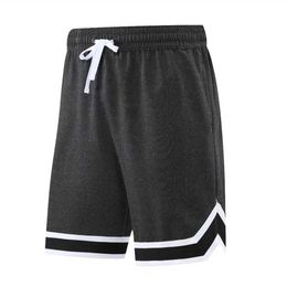 Men's Shorts Youth basketball shorts loose casual sports shorts jogging fitness gym running shorts quick drying training fifth pair of pants J240322