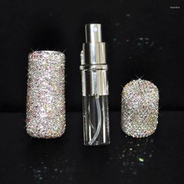 Storage Bottles 10ml Mini Perfume Sub-bottling Spray Bottle Travel Portable Atomizer Essential Oil Diamond Empty Cosmetic Accessories