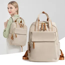 Backpack 2024 Vintage 14 Inch Laptop Women Handbags Travel Rucksack Leisure Backpacks School Bags For Teenagers Girls
