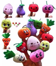 500PCSLOT Soft Fruit Veggie finger puppets set Finger Puppet DollsToys Storytelling PropsTools Toy Model BabiesKidsChildre2474253