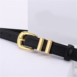 Vintage thin belts for men designer stylish style belt women square round buckle man top quality luxury belts designer womens accessories fa0108 E4