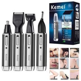 Epilator Keimei 4in1 epilator women&men electric eyebrow shaver facial body hair trimmer for nose ear bikini hair removal rechargeable