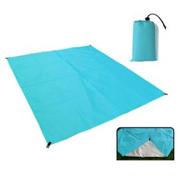 Outdoor Pads Mat 210X150Cm Tent Tarp Rain Sun Shade Hammocks Shelter Cam Survival Picnic Awning Er Waterproof Out Hiking Drop Delivery Oth9Z