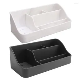 Storage Boxes Cute Makeup Organizer Large Capacity Box Silicone Stationery Holder Rack Portable