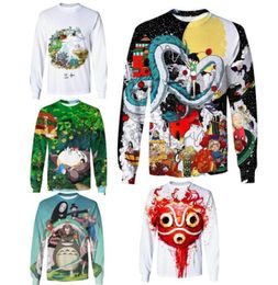 hoodie mens hoodies sweatshirt long sleeve shirt Spirited Away pullover sweater men women clothes totoro hoodie New anime jump49098794934