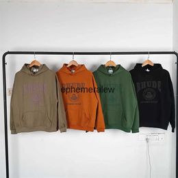 Men's Hoodies Sweatshirts New Hoodie Classic Hip Hop Street Clothing Emblem Letter Printing Extra Large Sweatshirt Mens Winter Daily Lacquer H240401