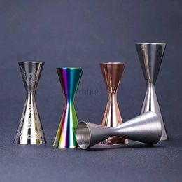 Bar Tools 30/45/60/90 ML Stainless Steel Measuring Cups Wines Cocktail Devices Jigger Bars Tools Household Measuring Carven Bars Wine Sets 240322