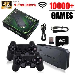 Game Controllers Joysticks M8 Video Game Sticks Console 2.4G Double Wireless Controller Game Stick 4K 20000/10000/3550 Retro Games For PS1 GBA Boy GiftY240322