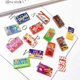 Fridge Magnets 5 pieces of candy food refrigerant magnets Korean stereo resin home decoration iron home decoration Y240322