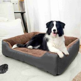 kennels pens Dog Sofa Pet Beds Supplies Puppy Accessories Blanket Bed Bad Large Small Mat Accessory Dogs Basket Pets Baskets Bedding Cushions Y240322