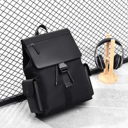 Backpack Trend Cool Street Travel Men's Fashion Design Hip Hop For Youth Boys Functional Wind Oxford Large Bags Unisex