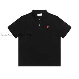 Mens T Shirt Amis Brand Designer T Shirt Luxury Fashion Women Short Sleeves Summer Lovers Top Crew Neck Clothes Clothing Men Casual Love Heart Type Tshirt 1983