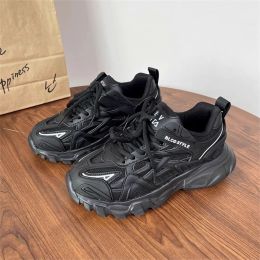 Shoes Black Men Women Couple Sneakers Fashion Trendy Versatile Casual Sports Shoes White Gray Chunky Running Shoes Brand Old Dad Shoes