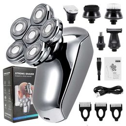 Electric Shavers Rechargeable and powerful beard electric shaver mens body trimmer facial beauty kit electric shaver shaver 240322