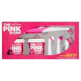Stardrops Pink Stuff Kit - 2 Tubs of the Miracle Paste with Electric Scrubber Tool and 4 Cleaning Brush Heads