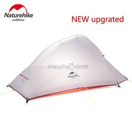 Tents and Shelters Naturehike Cloud Up Serie 123 Upgraded Camping Tent Waterproof Outdoor Hiking Tent 20D 210T Nylon Backpacking Tent With Free Mat 240322