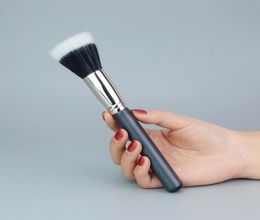 Single face brush blush brushes Flat Head Goat Hair Wooden Handle Contour Shadow Brushes Doublelayer Loose White Dazzling Soft Pl2069316