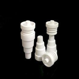 egosmoker Domeless Ceramic Nail 10mm&14mm & 18mm 6 in 1 Chinese Ceramics Nais Banger Nail for Vaporizer Vaping Ceramic E Naill 11 LL