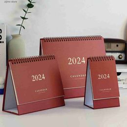 Calendar Luxury 2024 New Year Calendar Creative Minimalist Calendar Home Office School Desktop Decoration Calendar Monthly Schedule Planner Y240322