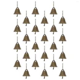 Party Supplies 25 Pcs Bronze Horn Bell Pretty Pendant Christmas Small Pendants Decorations Mini Bells Copper Tree