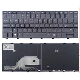 New FOR HP Probook 430 G5 440 G5 445 G5 Keyboard US Black NSK-XJ0SQ 9Z.NEESQ.001