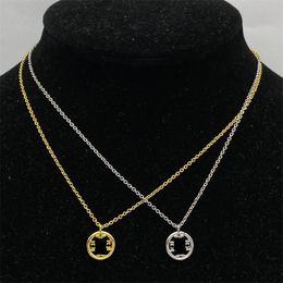 Plated silver gold designer necklace various styles symmetrical necklaces necklaces modest luxury shine necklace woman accessories trendy classic zl183 I4