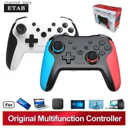 Game Controllers Joysticks Wireless Controller BT for Nintendo Switch Pro PC TV Box Joystick Gamepad NFC Professional Lag Free GamepadY240322