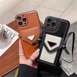 Designer Fashion Brand Womens Mens Cross-body Cases For Iphone 14 14pro 14promax 14plus Desigern Phonecases Chain Bule-brown 11 12 13 X Xs Xr XsmaxZA1I
