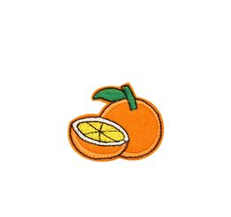 10PCS Orange Embroidered Patches for Kids Clothing Iron on Transfer Applique Fruit Patch for Bags Jeans DIY Sew on Embroidery Stic5687464