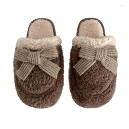 Slippers Autumn And Winter Cotton Warm Non-slip Indoor Lovely Plush Home Couples