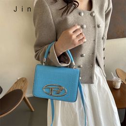 Shoulder Bag High Quality Exclusive Control Goods New Womens Bag Fashionable Stone Pattern Handheld Small Square Single Diagonal Straddle Korean Edition Bag