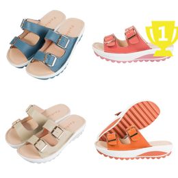 casual women's sandals for home outdoor wear casual shoes GAI Colourful orange apricot new style large size fashion trend women easy matching Eur35-42