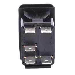 2024 12V 20A 24V 10A Modified RV Yacht Switch RND ON OFF ON Self Locking Waterproof 7PIN Rocker Car Rocker Switch