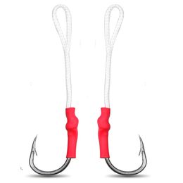 20Pcs 10100 slow jigging hooks Big game Assist Jig for jig hook lure Saltwater fishing 240312