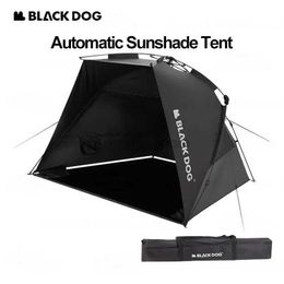 Tents and Shelters Naturehike BLACKDOG Camping Automatic Tent Waterproof Sun Shelter Beach for 2-3 People Outdoor Travel Picnic 150D Dome Tent 240322