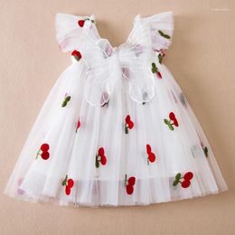 Girl Dresses 9M-5Y Summer Toddler Kid Baby Girls Tulle Dress Daisy For Party Beach Holiday Clothing