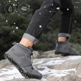 Walking Shoes Warm Winter Boots Comfortable Waterproof Cotton Windproof Casual For Outdoor Activities In Autumn And