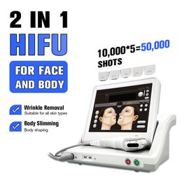 Free Shipping Hifu Face Tightening Machine Wrinkle Removal Equipment Body Slimming Beauty Instrument Video Manual